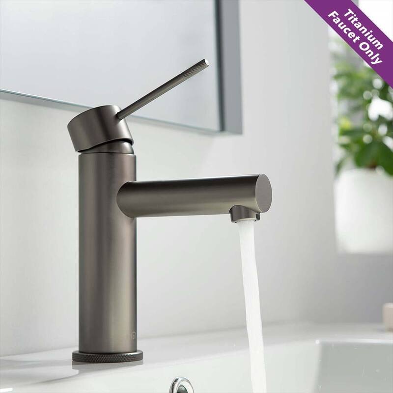 Luxury Solid Brass Single Hole Bathroom Faucet