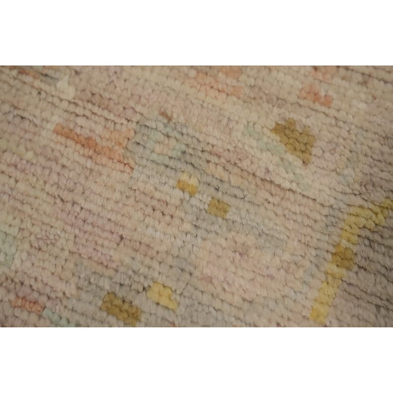Hand Knotted Oriental 100% Wool Carpet Traditional Floral Purples Ziegler Area Rug - 5' 1'' X 2' 11''