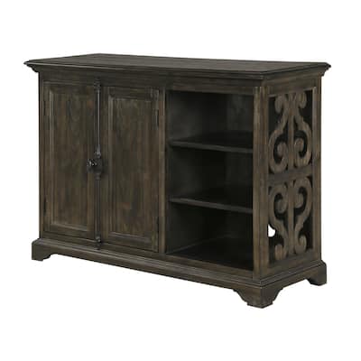 Bellamy Traditional Weathered Peppercorn Printer Stand