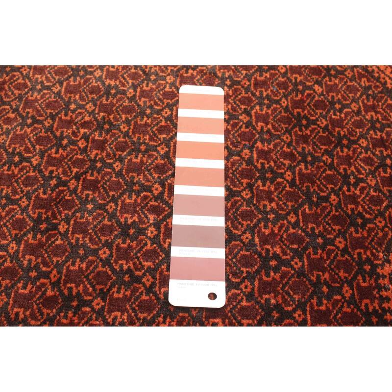 ECARPETGALLERY Hand-knotted Teimani Dark Brown Wool Rug - 3'1 x 4'2