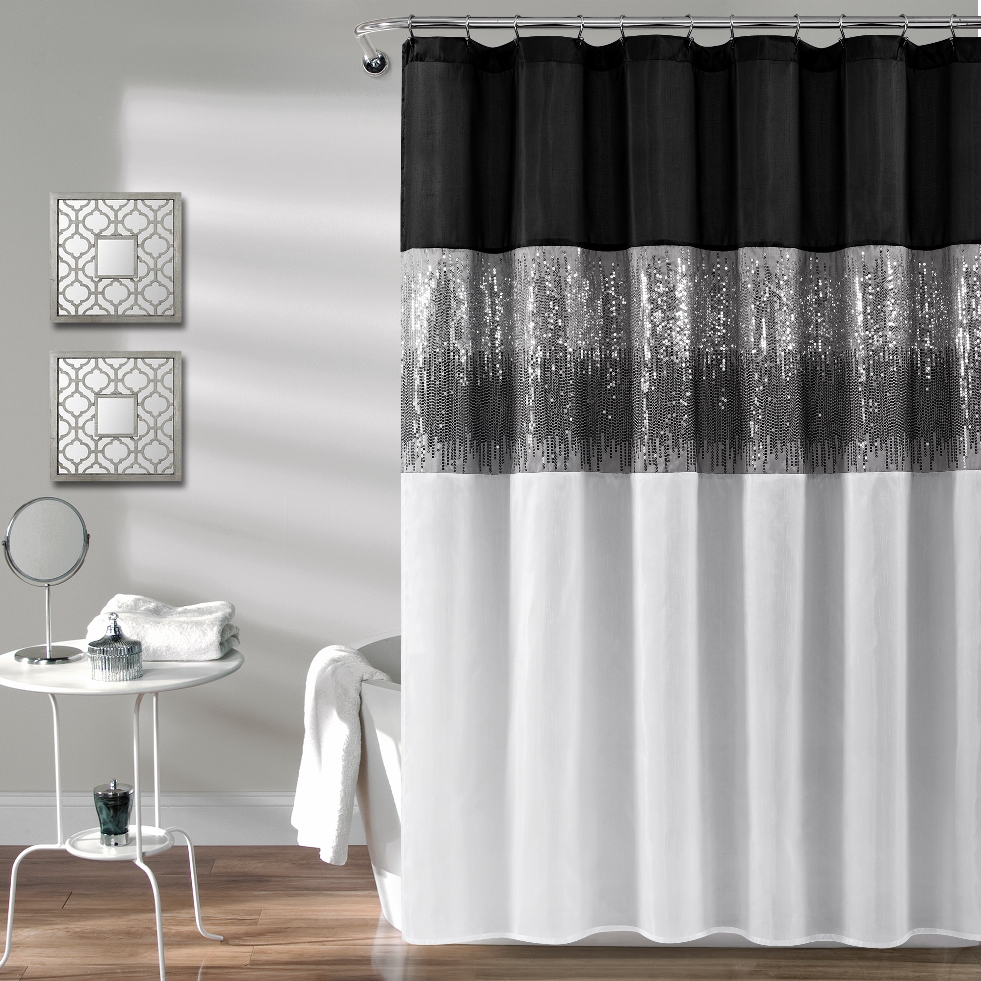 Silver Orchid Gregor Abstract Night Sky Two Tone Shower Curtain Overstock 21258223 Silver Orchid Gregor Abstract Night Sky Two Tone Shower Curtain Overstock 21258223