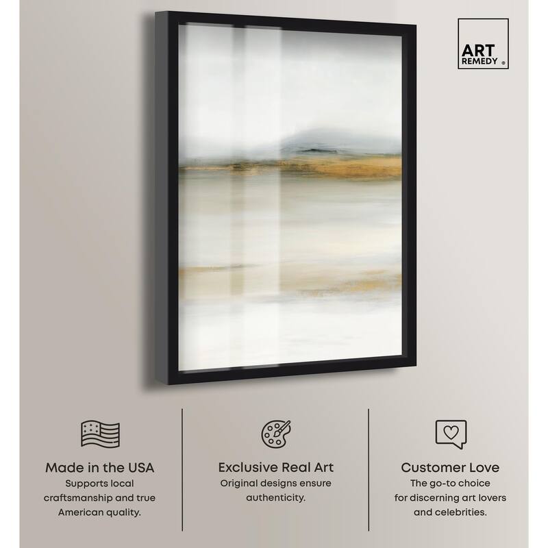 Misty Expanse II Shadowbox by Art Remedy