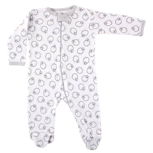slide 1 of 1, Luvable Friends Baby Cotton Sleep and Play 1pc, Sheep 0-3 Months - Sheep