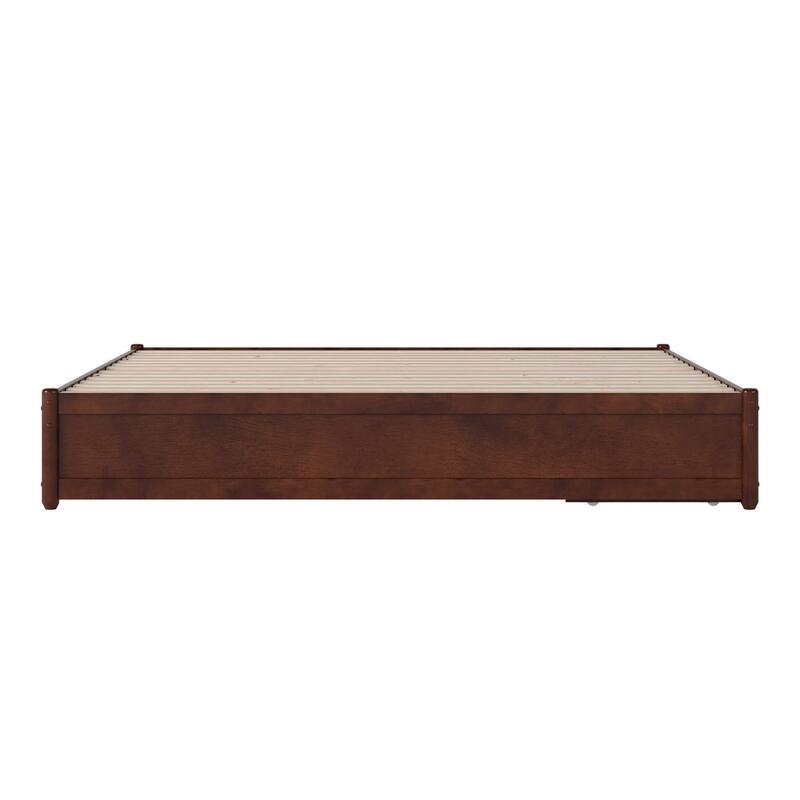 Barcelona Panel Platform Bed with Storage Drawers