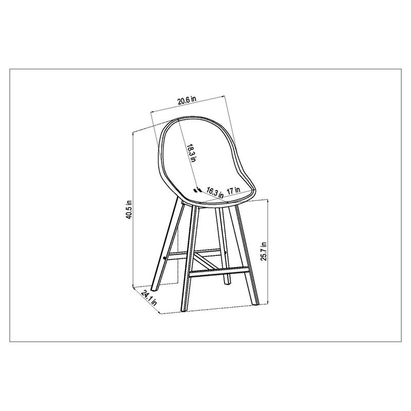 Hawaii Patio 5 Piece Sidestool Bar Set