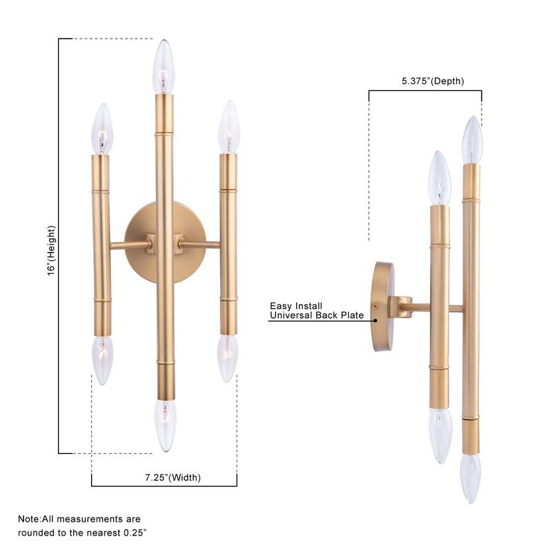 Brio Lighting Ignis 3 Light Wall Sconce