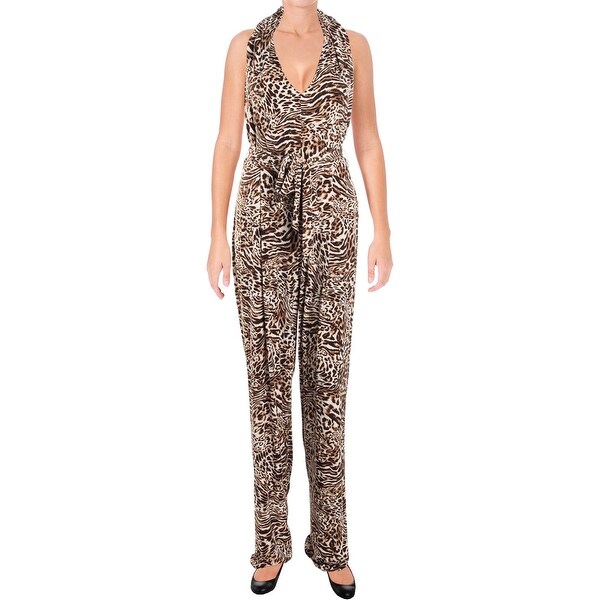 michael kors leopard jumpsuit