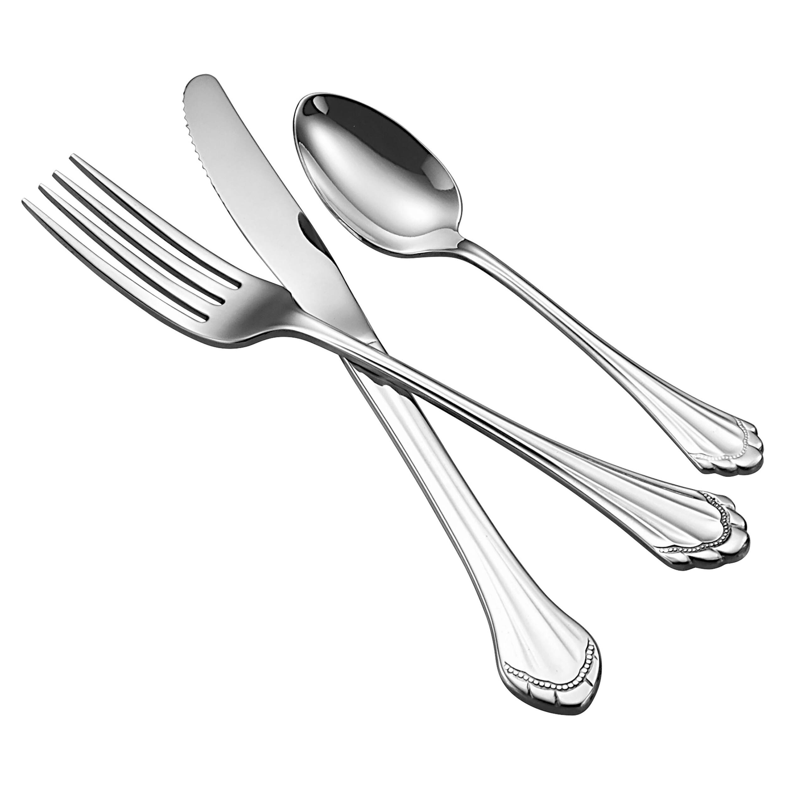 Oneida 18/8 Stainless Steel Marquette Salad/Dessert Forks (Set of 36) Bed Bath & Beyond 32645044