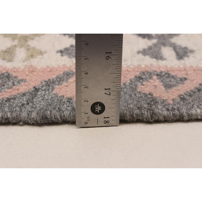 Ankara FW Pink Kilim 5'2" x 7'8" - 5'2 x 7'8