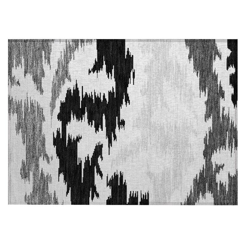 Machine Washable Indoor/ Outdoor Chantille Modern Boho Rug