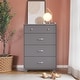 preview thumbnail 21 of 25, Soho 4 Drawer Chest Cool Gray