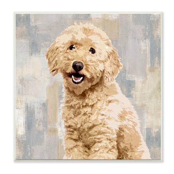 Stupell Industries Smiling Labradoodle Dog Patchwork Grey Beige Pattern Wood Wall Art Overstock 31941958 See more ideas about labradoodle, black labradoodle, dog design. stupell industries
