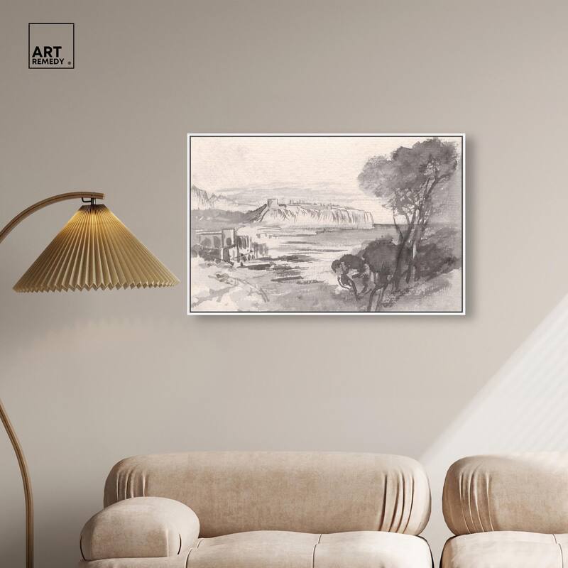 View across a Monaco Canvas by Art Remedy