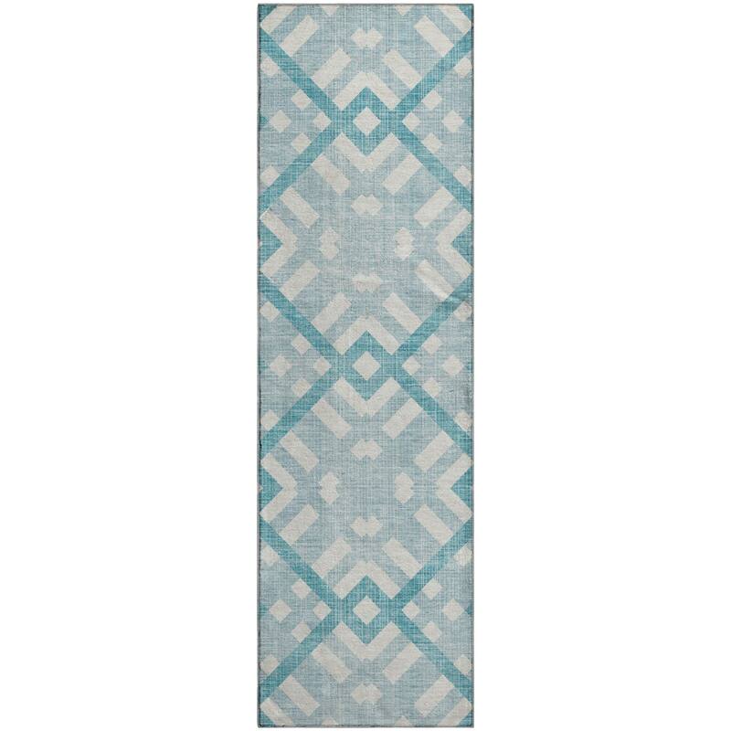 Premium Washable Super Soft Contemporary Geo Mayfield Rug