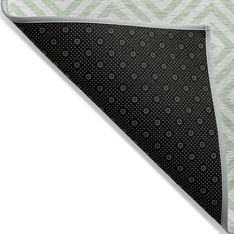 Machine Washable Indoor/ Outdoor Chantille Geo Modern Rug
