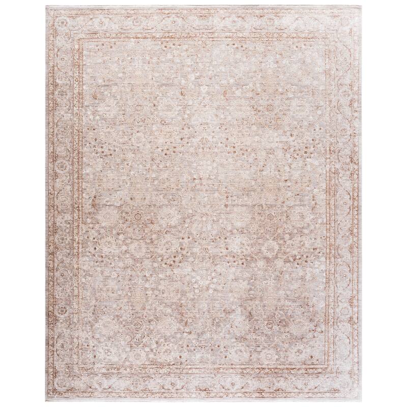 SAFAVIEH Signature Simge Traditional Rug - Beige/Grey - 10' x 14'