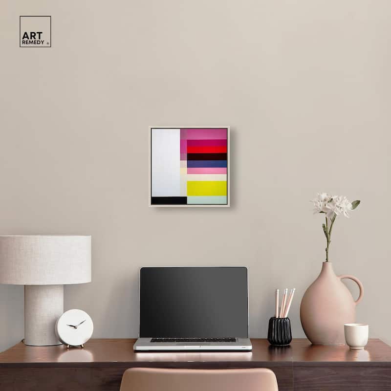 Quadratic Composition Canvas by Art Remedy