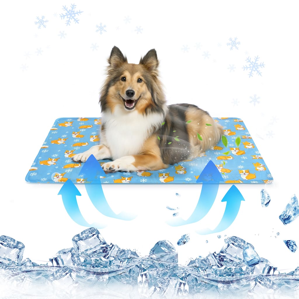 WOWMAX Dog Cooling Mat Dog Mat with Self Cooling - Medium