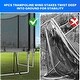 preview thumbnail 2 of 4, Trampoline for Kids with Safety Enclosure Net with Non-Slip Ladder