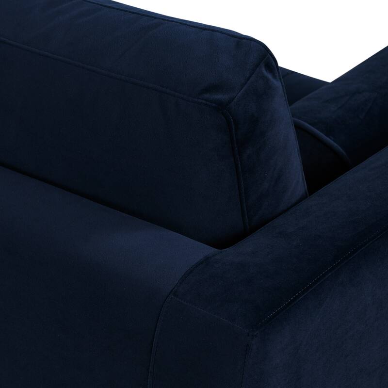 Poly & Bark Napa 72" Velvet Fabric Apartment Sofa