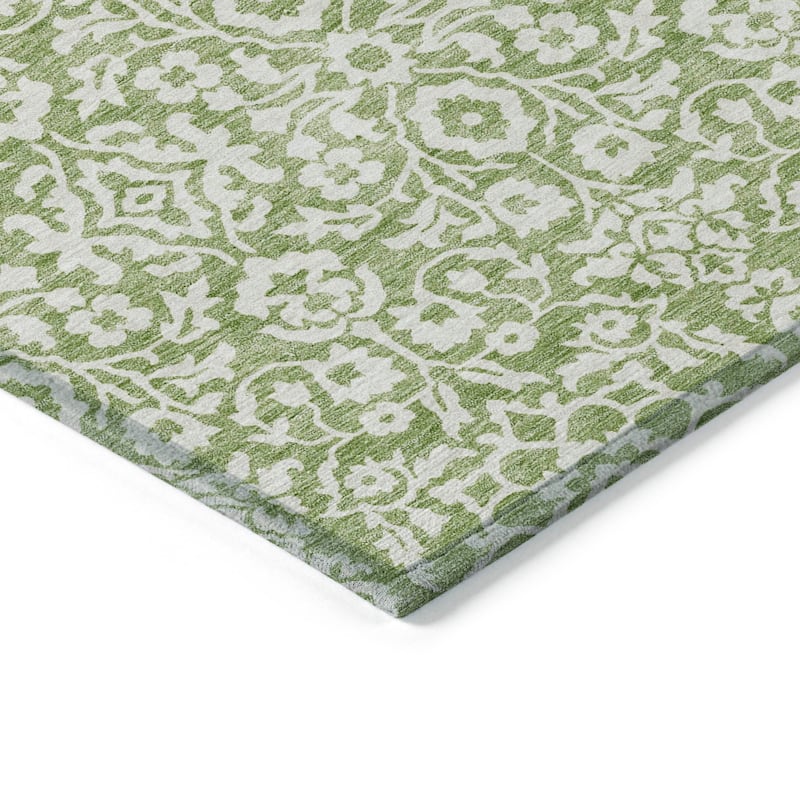 Machine Washable Indoor/ Outdoor Chantille Traditional Farmhouse Rug