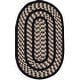 preview thumbnail 28 of 57, SAFAVIEH Handmade Braided Levina Country Rug 2'6" x 4' Oval - Ivory/Black - Oval