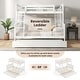 preview thumbnail 18 of 18, Costway Twin Over Full Bunk Bed with Trundle Ladder Safety Guardrails - See Details