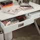preview thumbnail 13 of 26, Kenton X Base Wood Accent Campaign Writing Desk iNSPIRE Q Modern