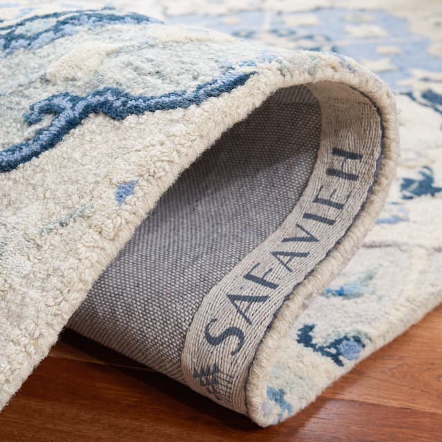 SAFAVIEH Handmade Glamour Noella Floral Wool Rug