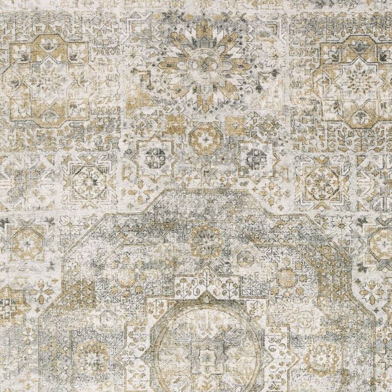 HomeRootsMedallion Traditional Rectangle Area Rug