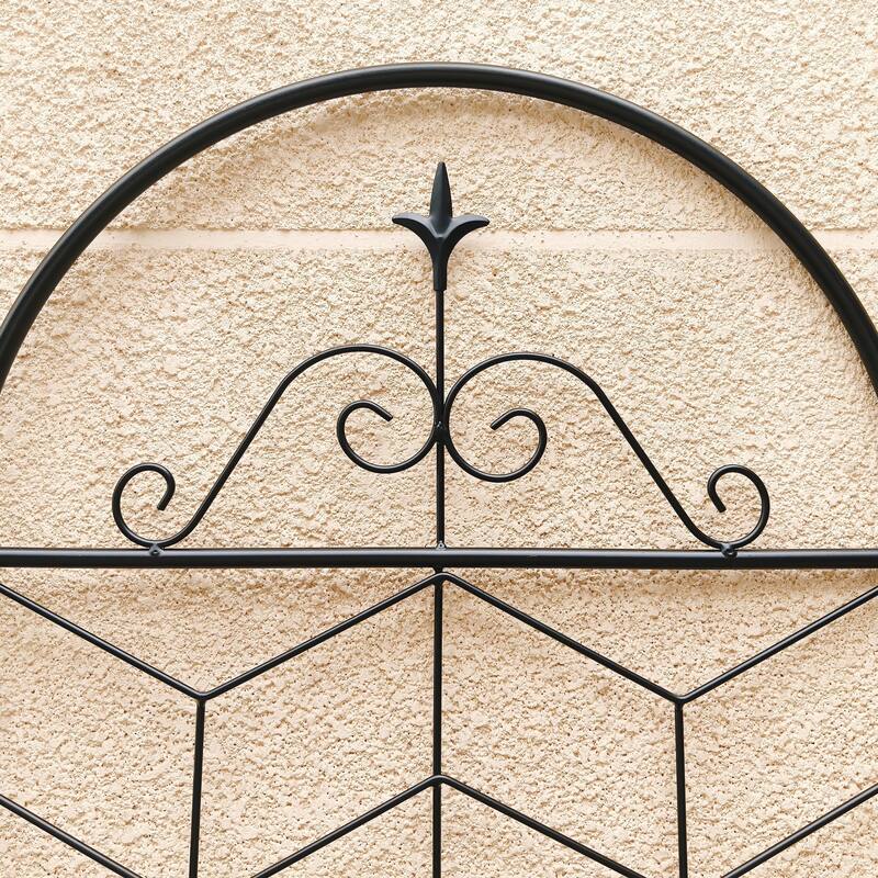 4 Pack Metal Garden Trellis 86.7" x 19.7" Rustproof Trellis for Climbing Plants Outdoor Flower Support