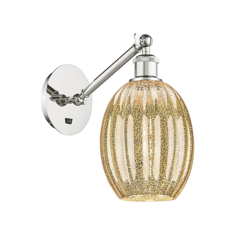 Innovations Lighting 317-1W-11-7 Preston Sconce Preston 11" Tall Wall - Polished Nickel / Mercury