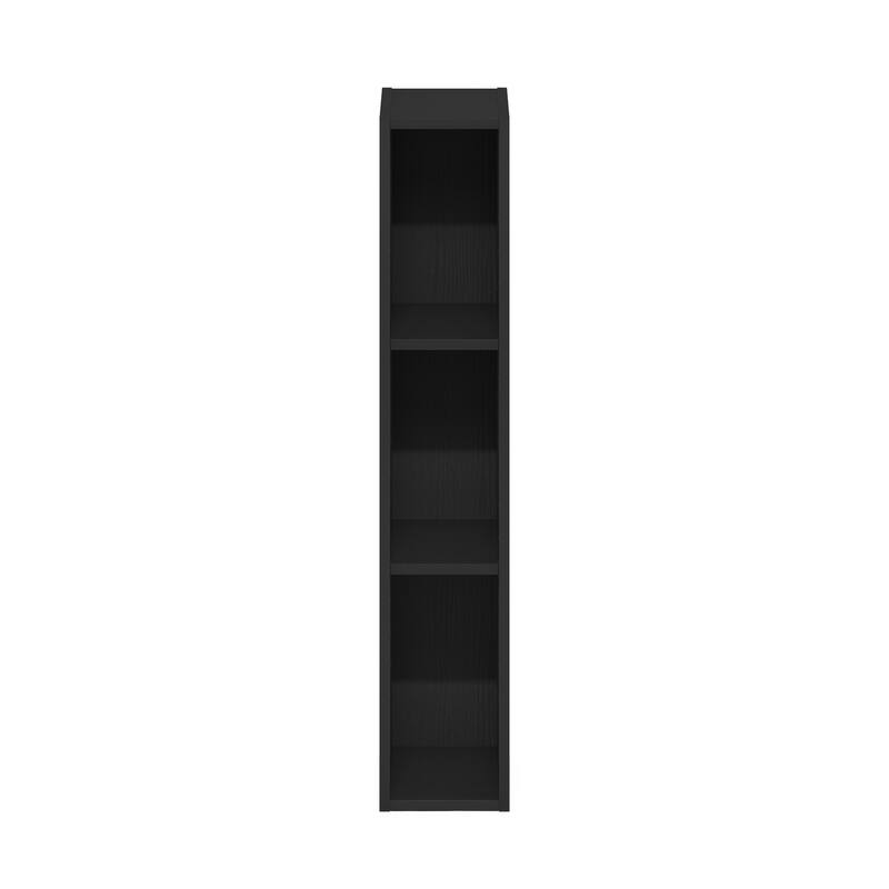 31.5 in. Tall Blackwood Wood 3-Shelf Bookcase