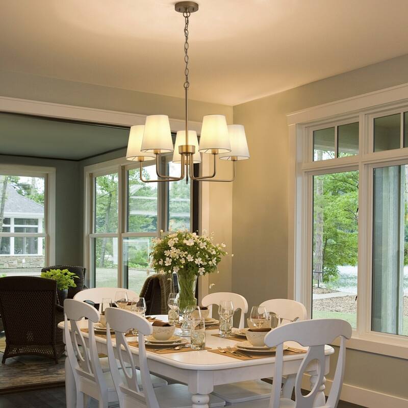 Boho Rattan Semi Flush Mount Ceiling Light with Polished Brass Base 25 Inch Wide for Bedroom and Dining Room