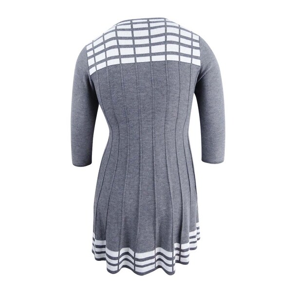 petite grey dress