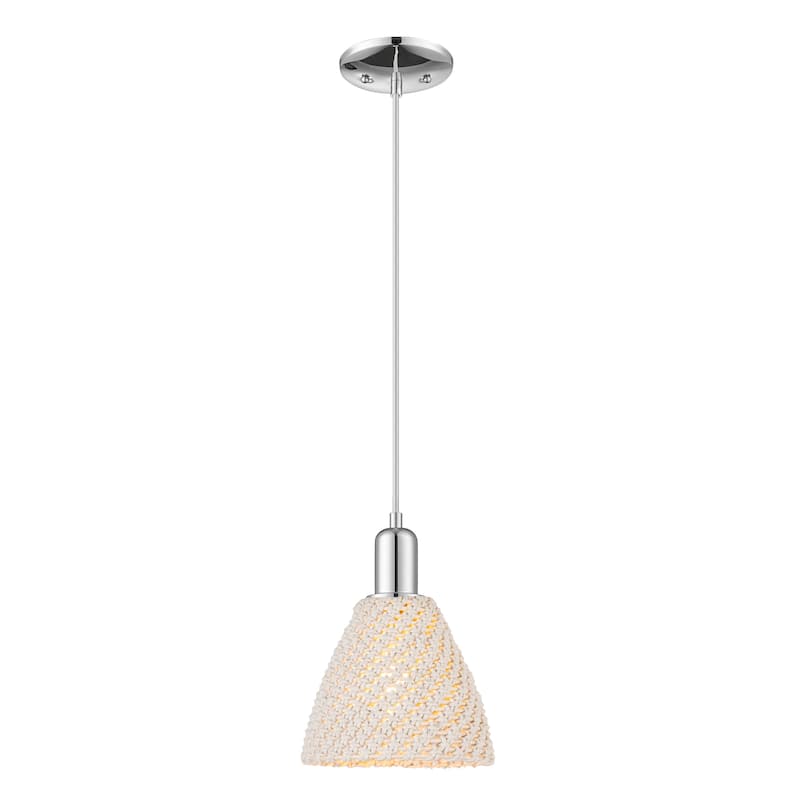 Innovations Lighting Downtown Urban - Natural Ballston Dome - 1 Light 8" Cord Hung Mini Pendant