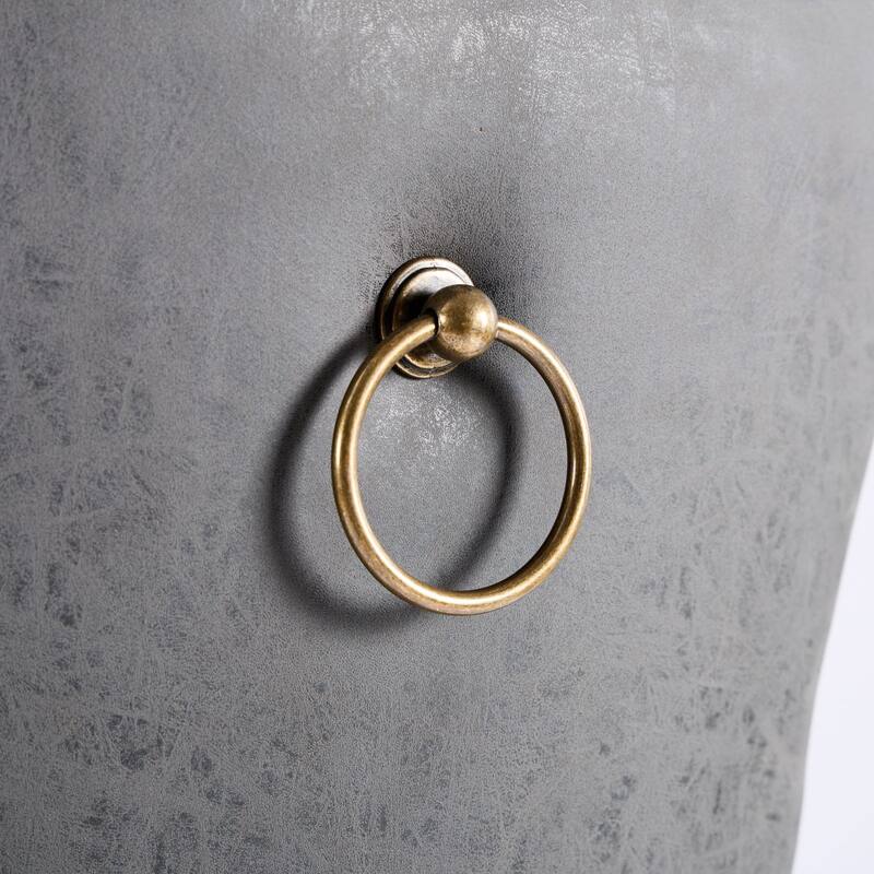 GDF Studio - Riveton Modern PU Upholstered Swivel Bar Stools with Tufted Backs (Set of 2)