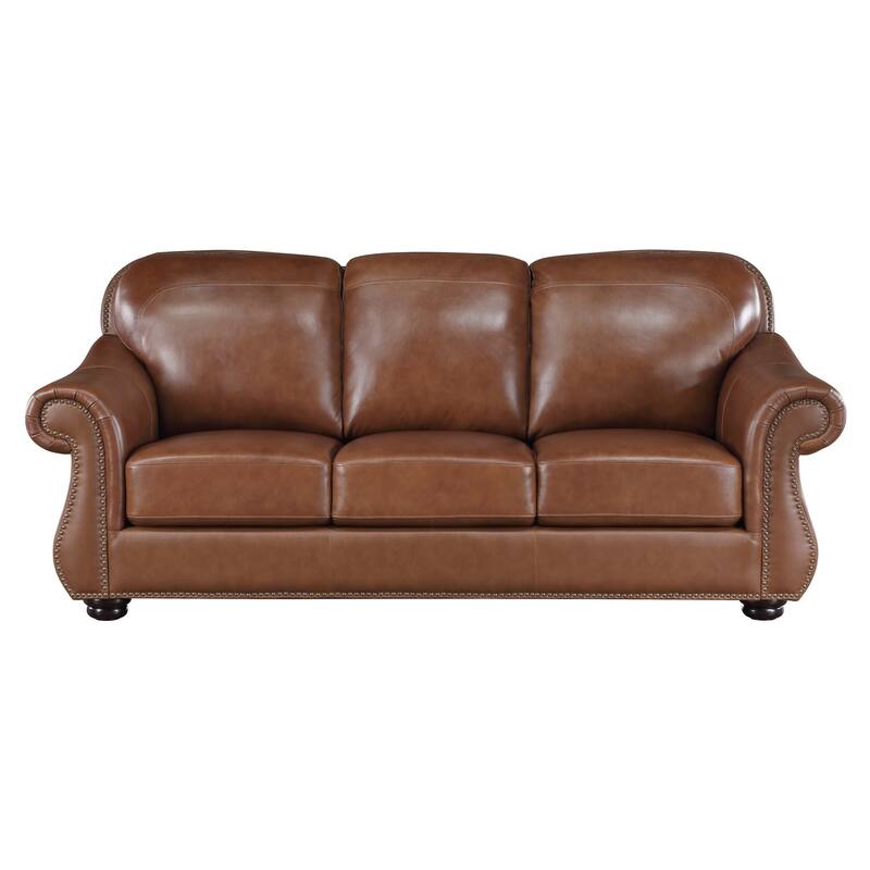 Fowler 2-Piece Leather Match Living Room Sofa Set