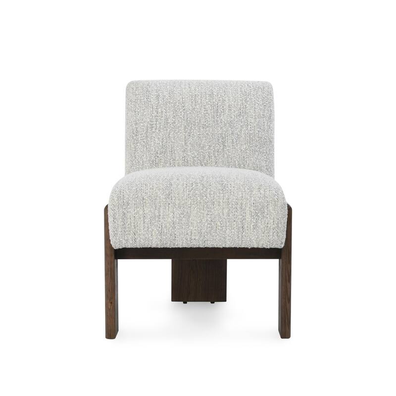 Classic Home Chelsea Upholstered Dining Chair in Ivory