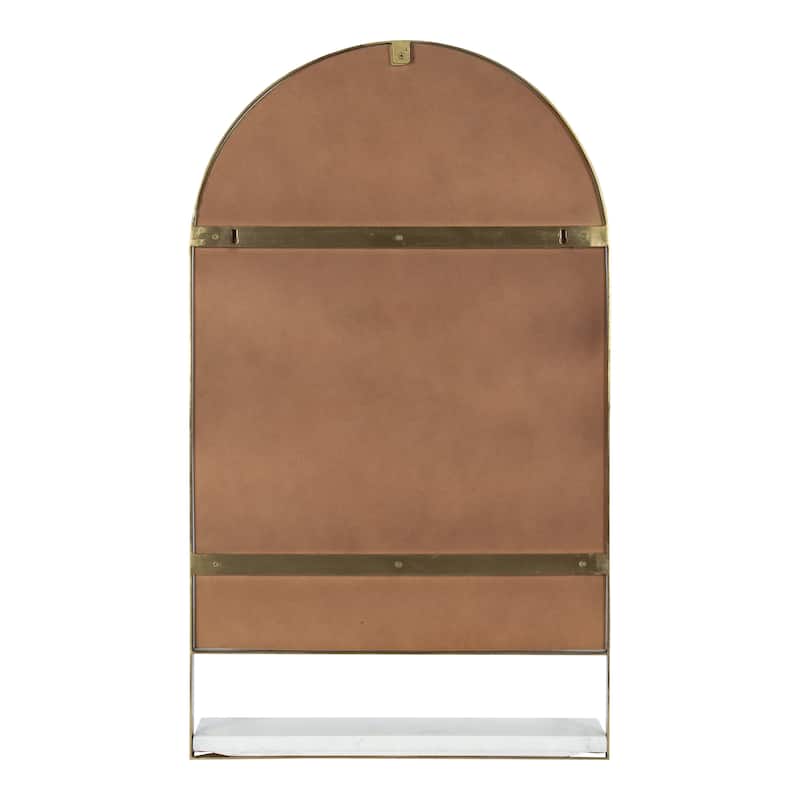 Kate and Laurel Chadwin Wall Mirror with Shelf