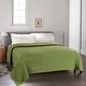 preview thumbnail 42 of 83, 100-percent Cotton Waffle Weave Medium Weight All Season Thermal Blankets King - Sage