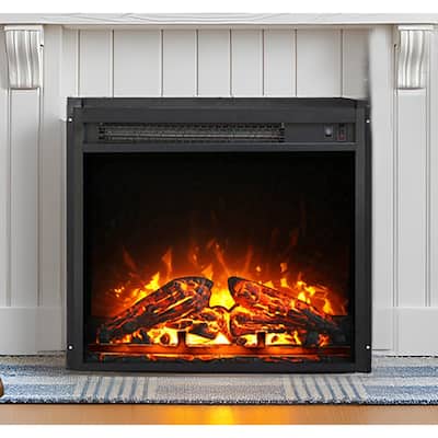 18" Electric Fireplace for Bedroom Office, 1400W - 18 Inch