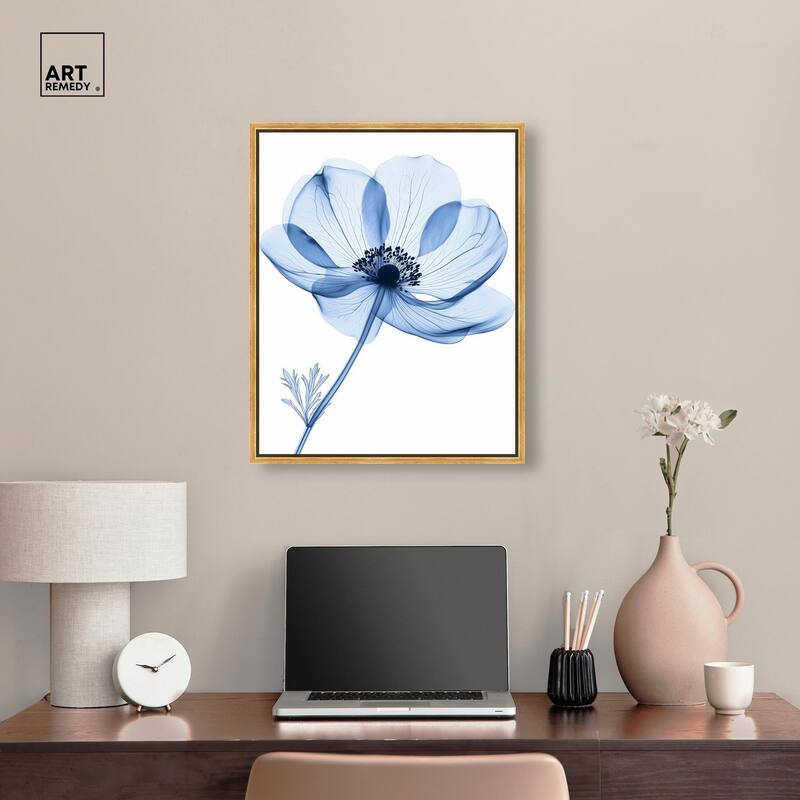 Floral Radiograph Canvas by Art Remedy