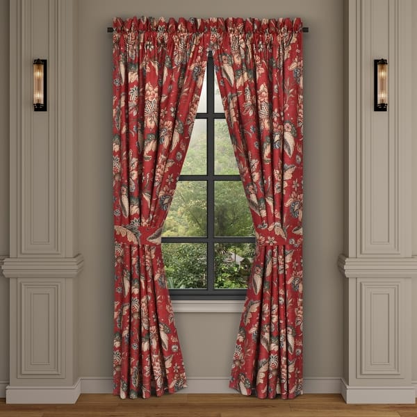 slide 2 of 8, Enchanted Garden Window Panel Pair