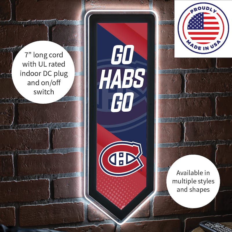 Montreal Canadiens LED Lighted Sign