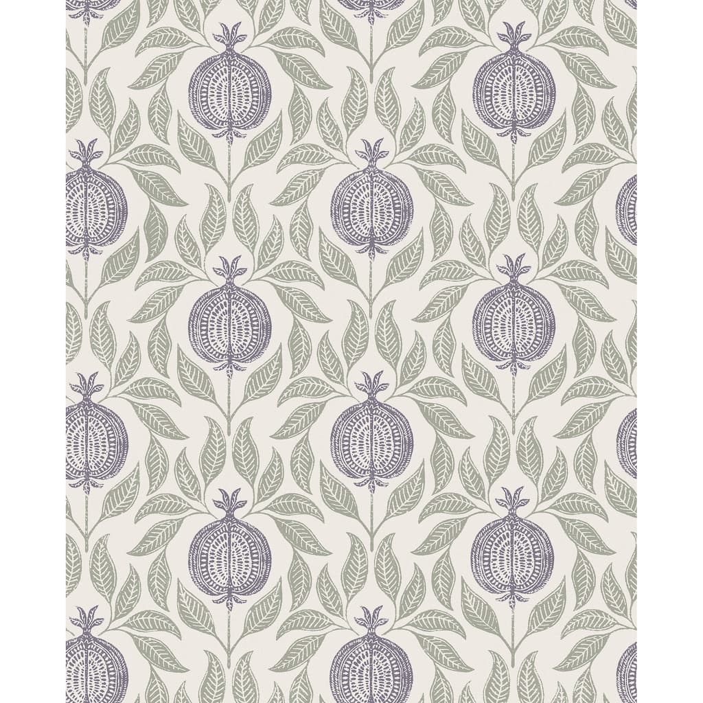 Graham & Brown Apple of Grenada Mauve & Sage Wallpaper