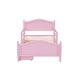preview thumbnail 29 of 42, Kids Platform Bed with Saddle-shape Headboard and Footboard, 2 Drawers Underneath, 10 Pc Slats Support, No Box Spring Needed