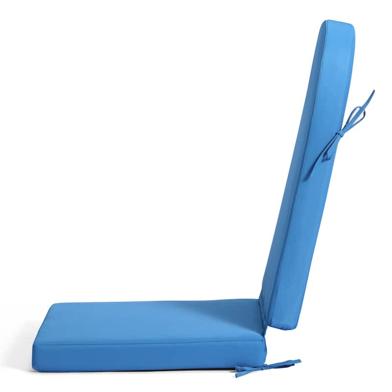 Laguna All Weather Poly Outdoor Adirondack Chair Seat And Back Cushion (Cushions Only)