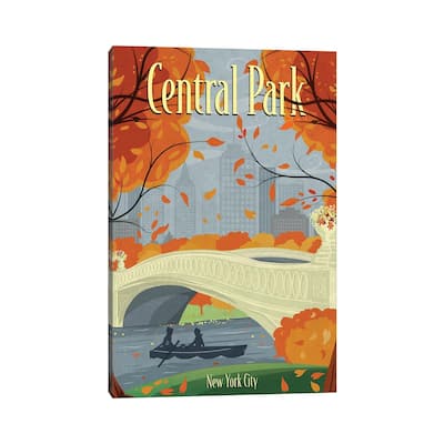 iCanvas "Central Park" by Old Red Truck Canvas Print