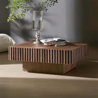 Modern Square Coffee Table,for Living Room,Small Footprint